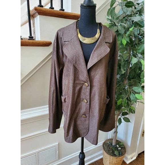 LIZ & ME PLATINUIM Jackets & Blazers - NWT LIZ& ME PLATINUM COLLECTION SIZE 3X BLAZER